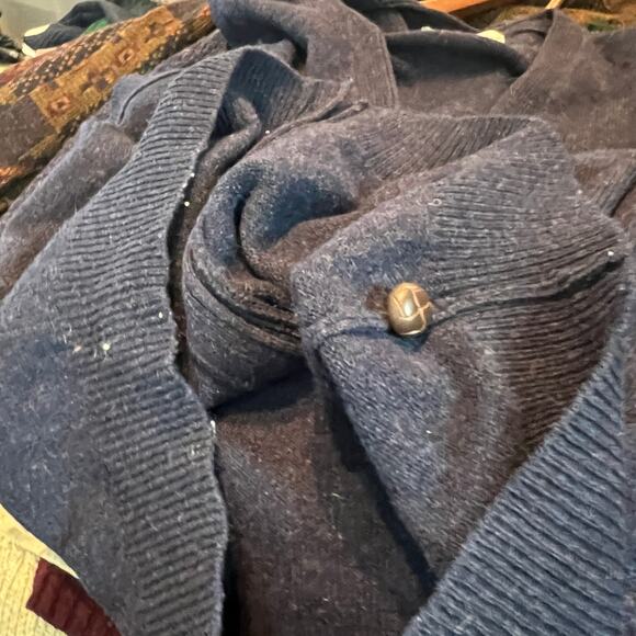 Vintage River Trader Collegiate Sweater Vest Cardigan Button - M - Picture 6 of 6